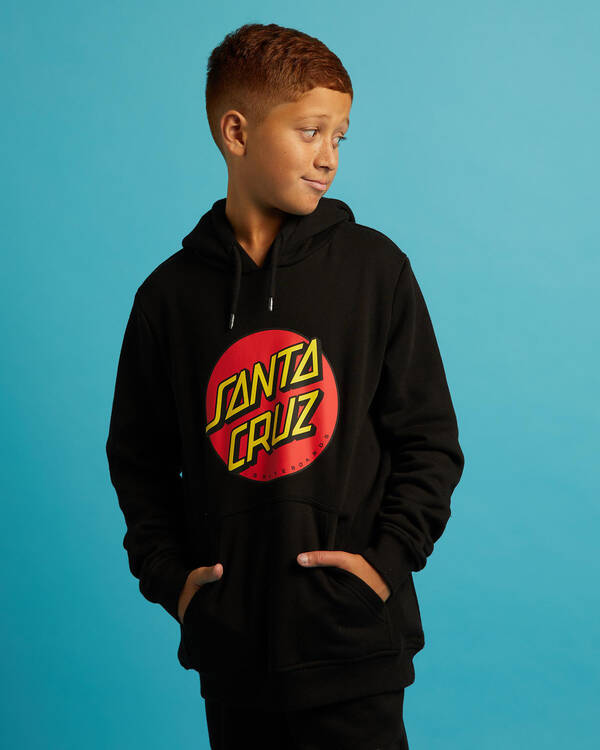 Santa Cruz Boys' Classic Dot Front Hoodie for Mens