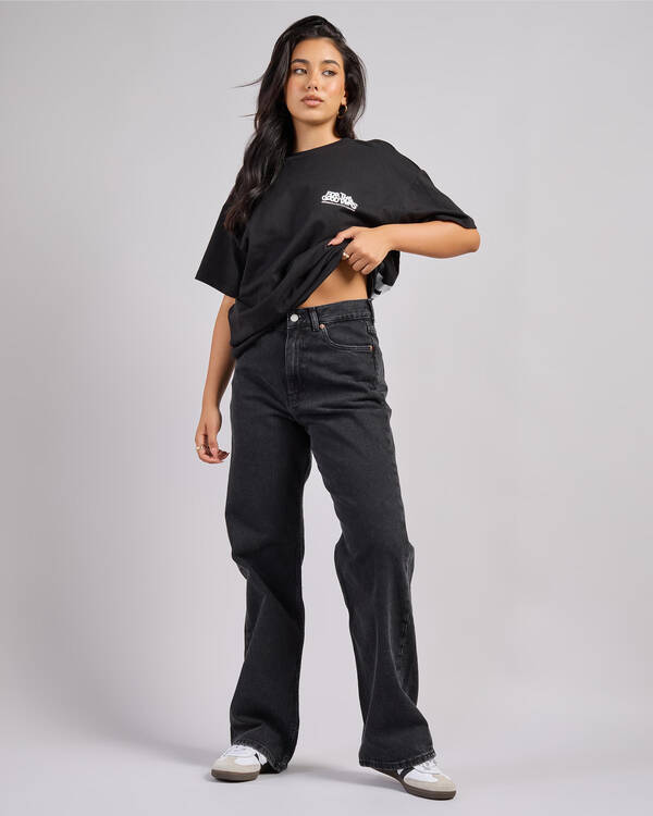 Dr Denim Echo High Straight Jeans for Womens