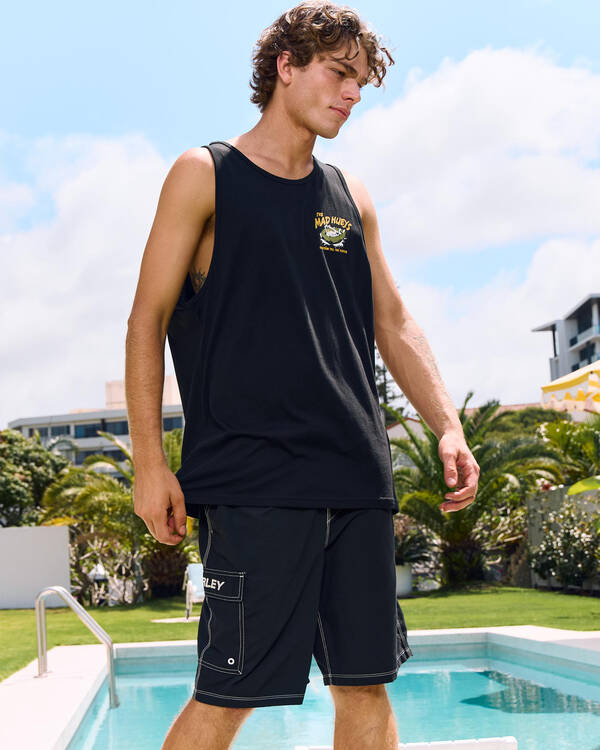 The Mad Hueys Frothin Coffin Singlet Tank for Mens