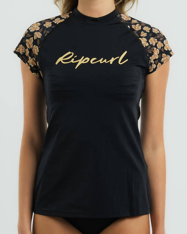 Rip Curl Soleil UPF Cap Sleeve Rash Vest for Womens