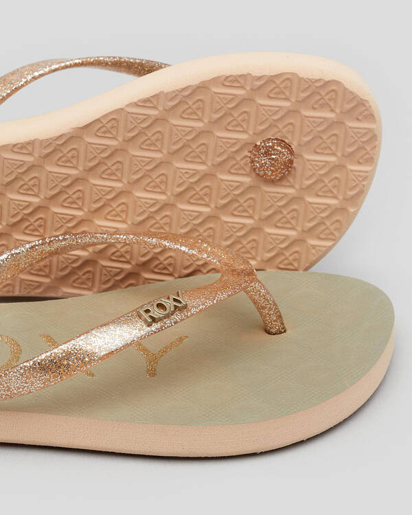 Roxy Girls' Viva Sparkle Thongs for Womens
