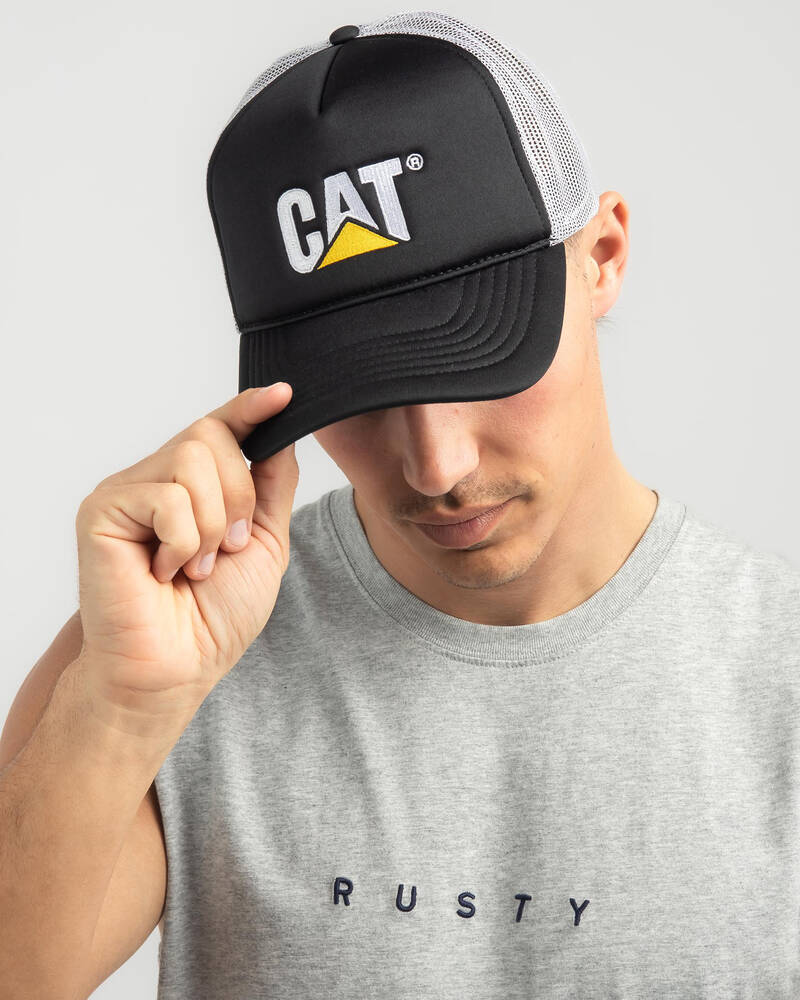 Cat Logo Trucker Cap for Mens