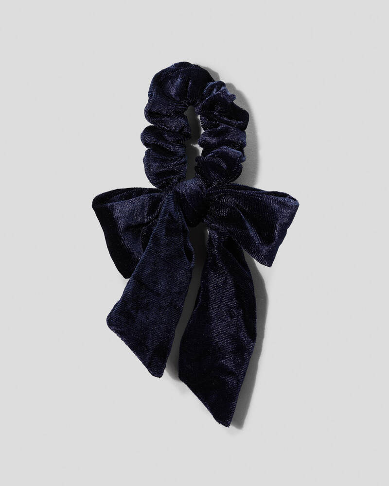 Karyn In LA Amy Bow Velvet Scrunchie for Womens