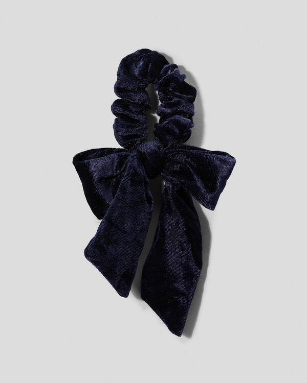 Karyn In LA Amy Bow Velvet Scrunchie for Womens
