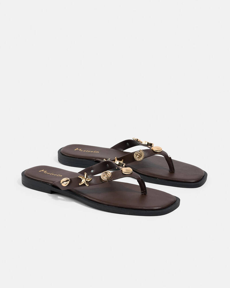 Mooloola Koa Thong Sandals for Womens