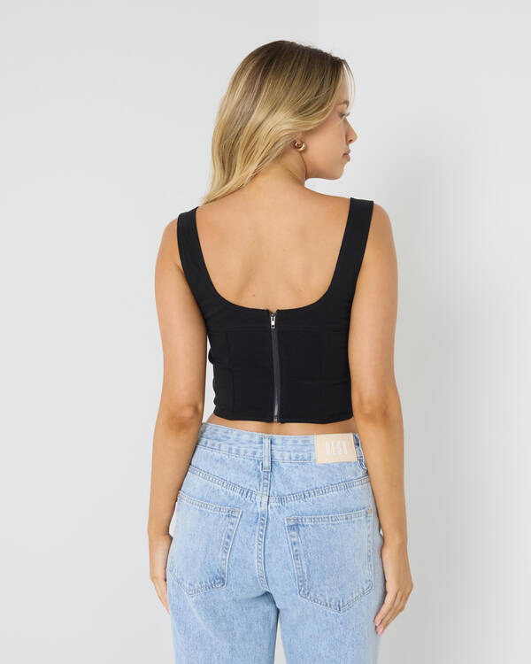 Ava And Ever Joey Lace Up Corset Top for Womens