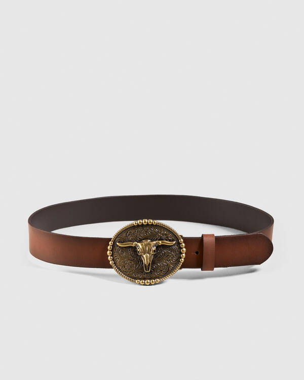 Miscellaneous Ranchman Leather Belt for Mens