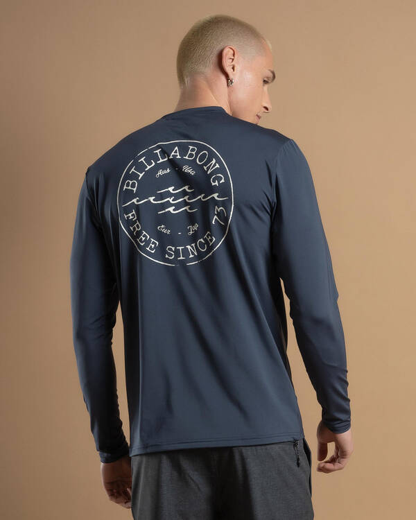 Billabong Big Wave Daz Long Sleeve Rash Vest for Mens