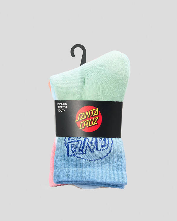 Santa Cruz Girl's Opus Dot Mid Sock Pack for Womens