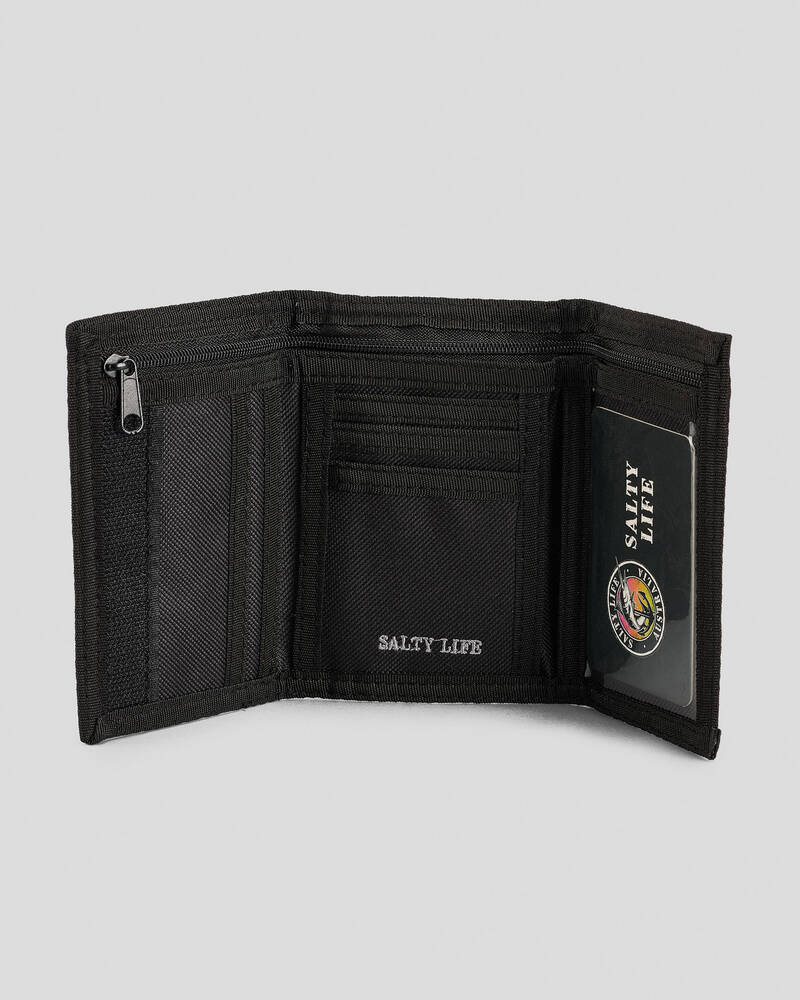 Salty Life Hidden Utopia Tri-fold Wallet for Mens