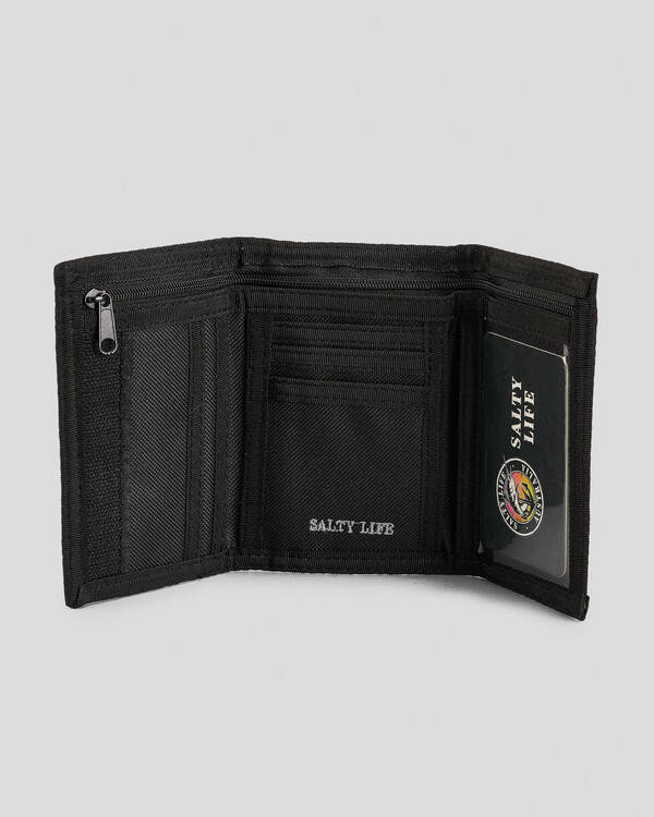 Salty Life Hidden Utopia Tri-fold Wallet for Mens