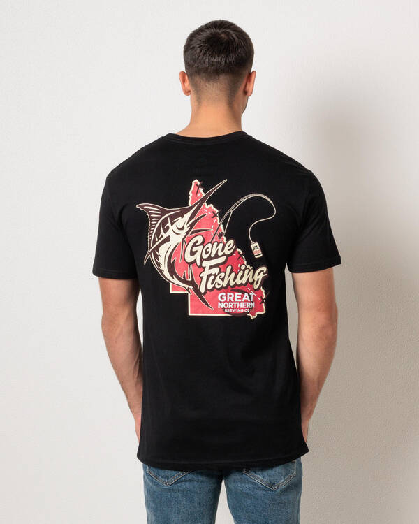 Great Northern Gone Fishing T-Shirt V1 for Mens