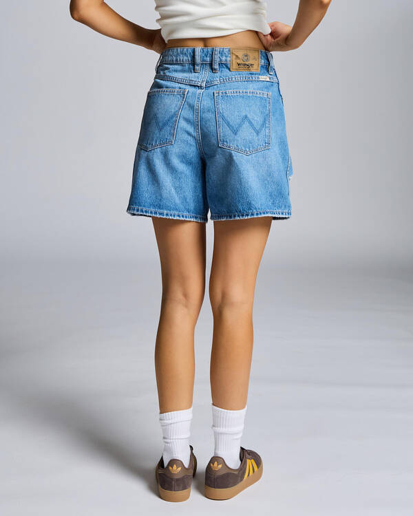 Wrangler High A-Line Shorts for Womens
