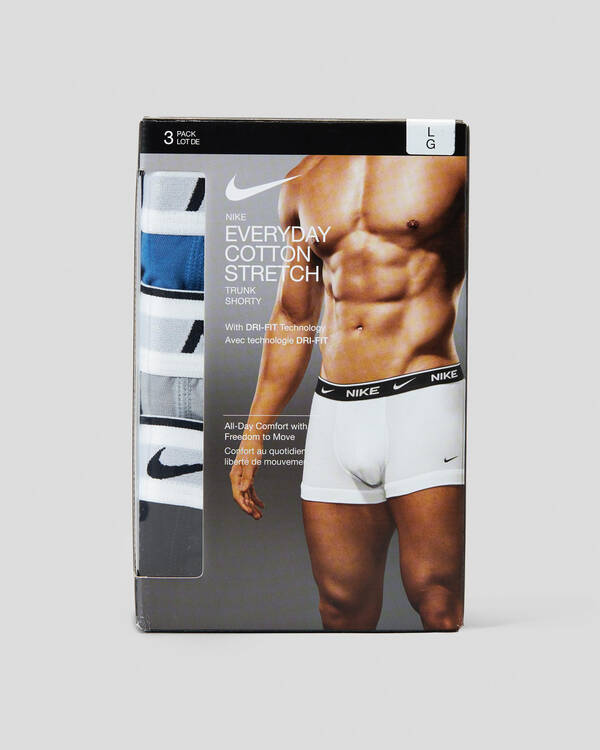 Nike Cotton Stretch Boxer Briefs 3 Pack for Mens