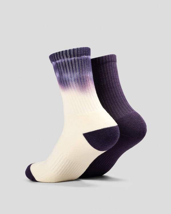 Santa Cruz Boys' Screaming Hand Crew Socks 2 Pack for Unisex