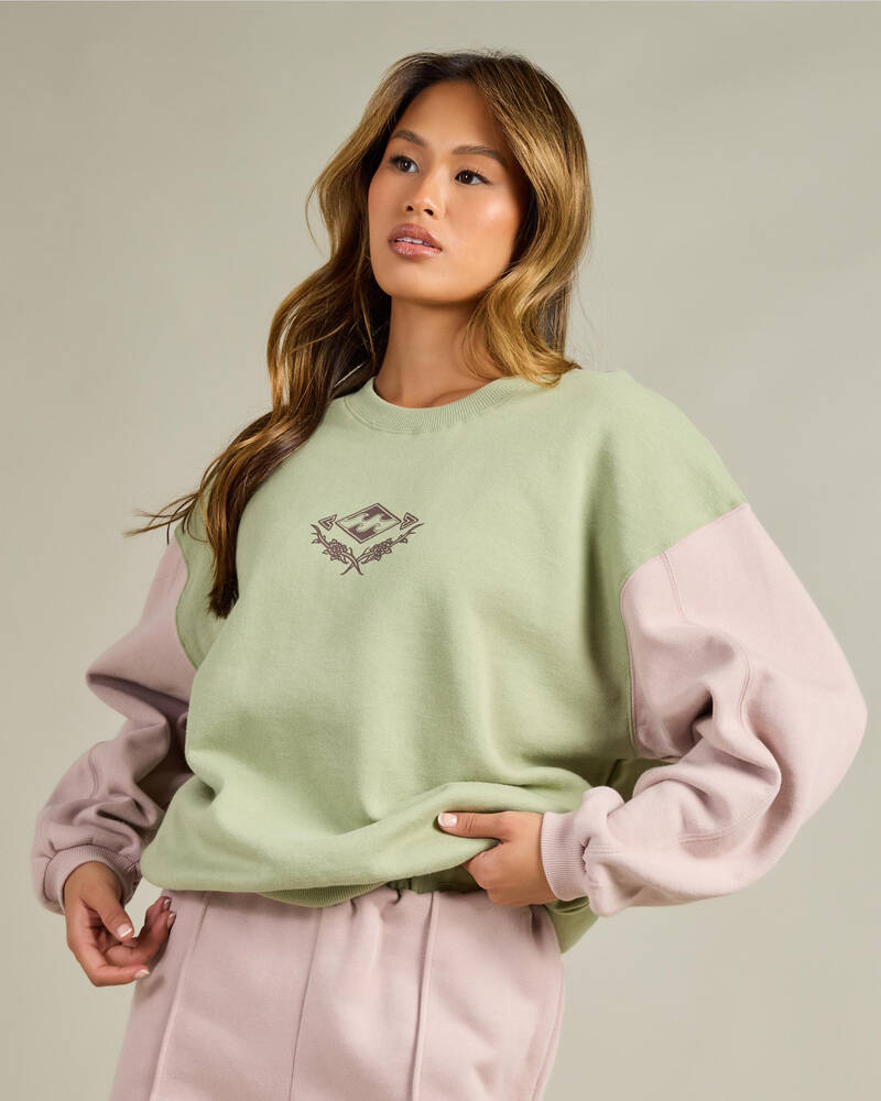 Billabong The Original Vibes Kendall Crewneck Sweatshirt for Womens