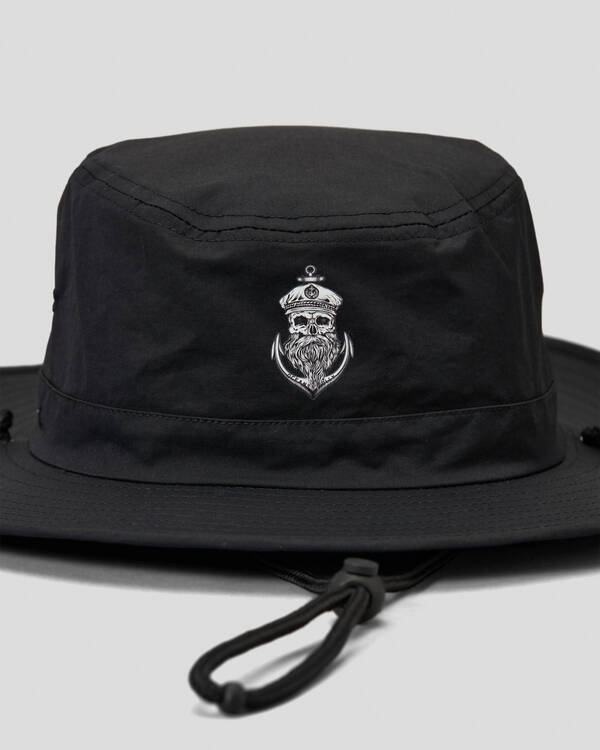 Salty Life Anchors Wide Brim Hat for Mens