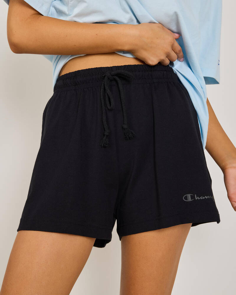 Champion Hi-Waist Tonal Jersey Shorts for Womens