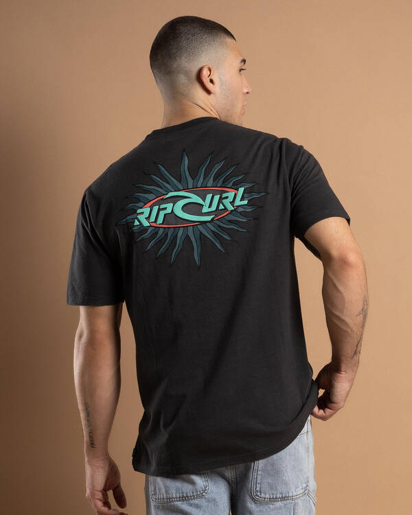 Rip Curl Quest Oval Burst T-Shirt for Mens