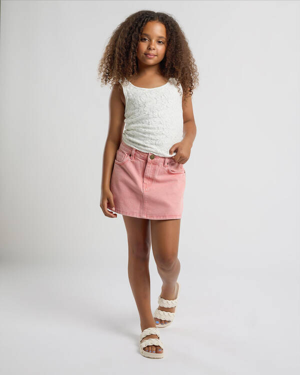Ava And Ever Girls' Basic Lace Scoop Neck Tank Top for Womens