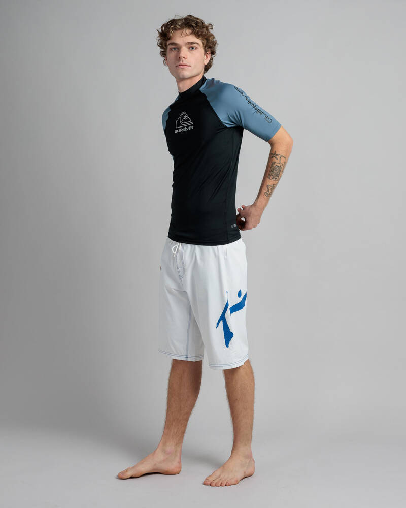 Quiksilver On Tour Short Sleeve Rash Vest for Mens