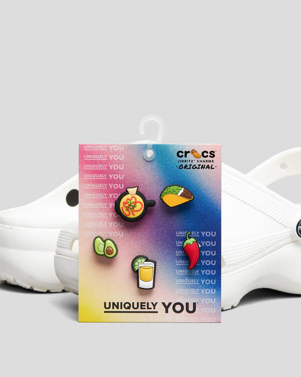 Crocs Mexican Food Jibbitz 5 Pack for Unisex