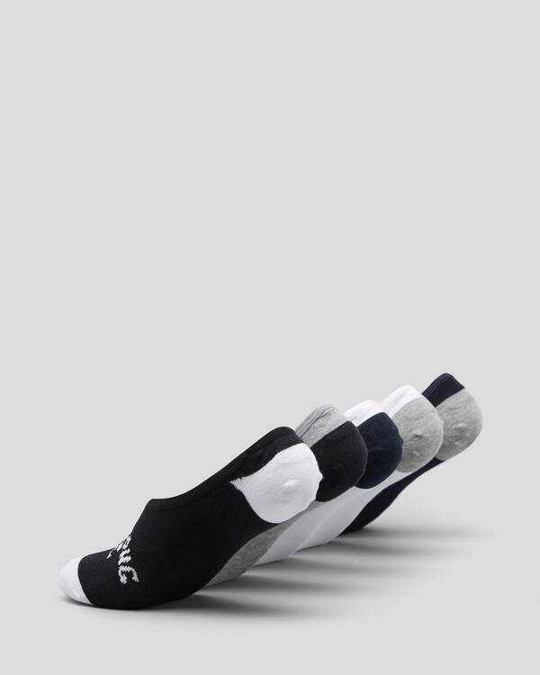 Billabong Invisible Socks 5 Pack for Mens