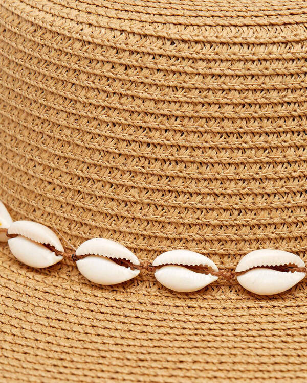 Mooloola Shell Boater Hat for Womens