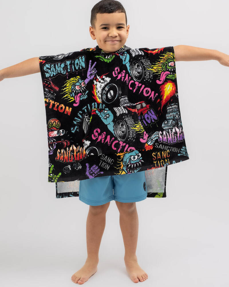 Sanction Kids' Monster Party Hooded Towel for Mens