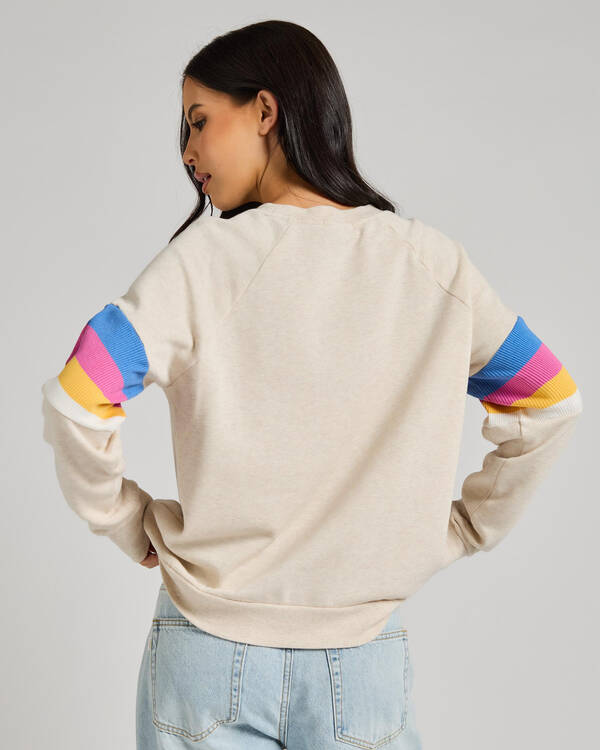 Rip Curl Las Dalias Raglan Sweatshirt for Womens