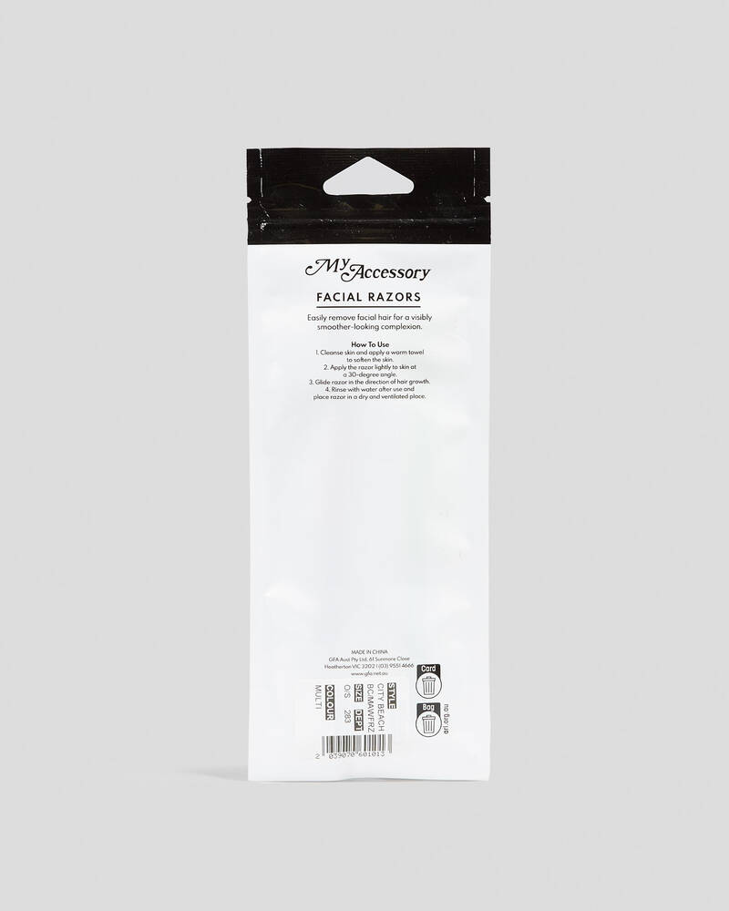 Get It Now Facial Razors Pack for Unisex