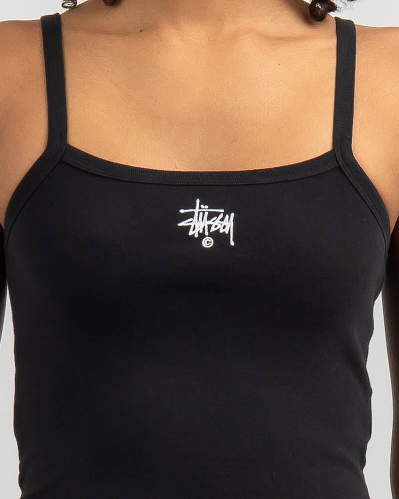Stussy Graffiti Rib Singlet for Womens