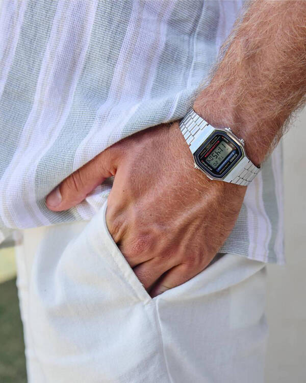 Casio A168WA-1 Vintage Watch for Mens