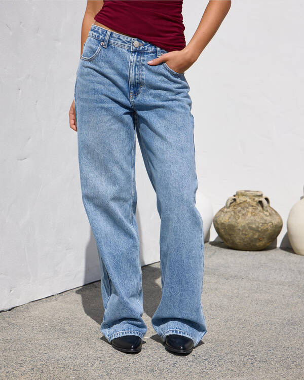 DESU Veyda Wide Leg Jeans for Womens