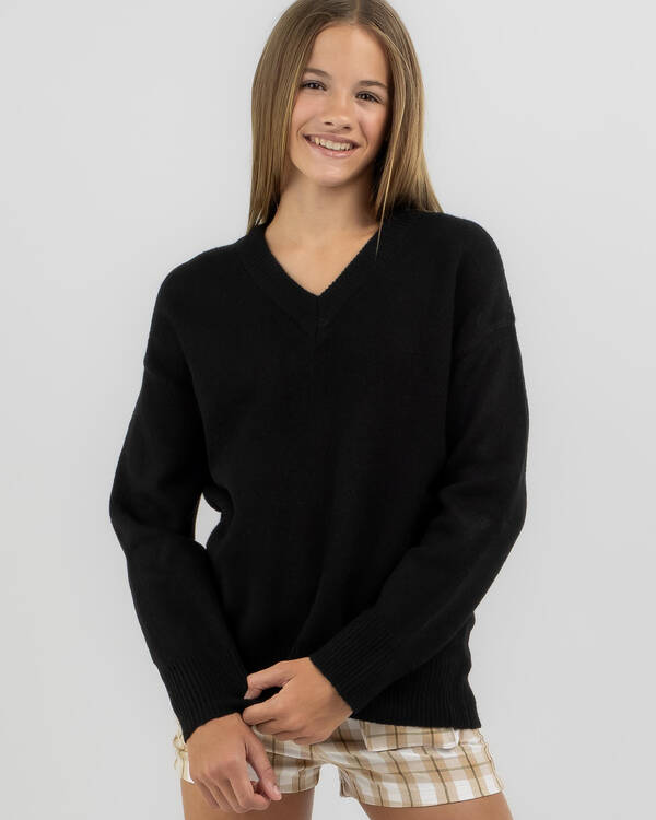 Mooloola Girls' Hopkins V Neck Knit Jumper for Womens