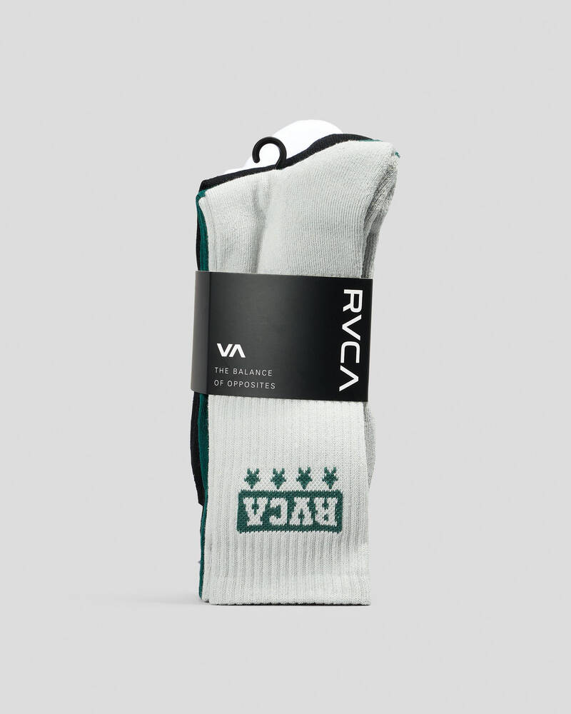 RVCA Seasonal Socks 4 Pack for Mens