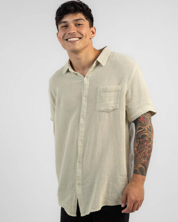 Silent Theory Hemp Short Sleeve Shirt for Mens