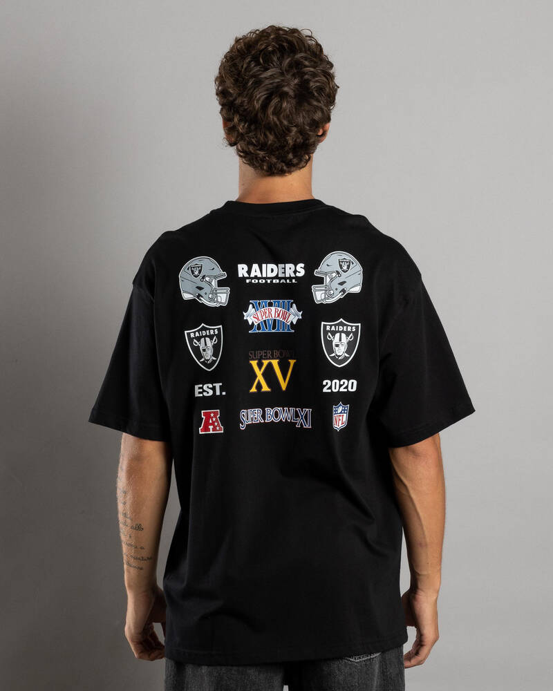 Majestic Las Vegas raiders Patch Champs T-Shirt for Mens