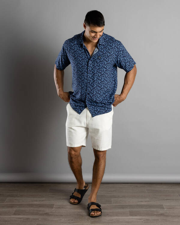 RVCA Cosmos Short Sleeve Shirt for Mens
