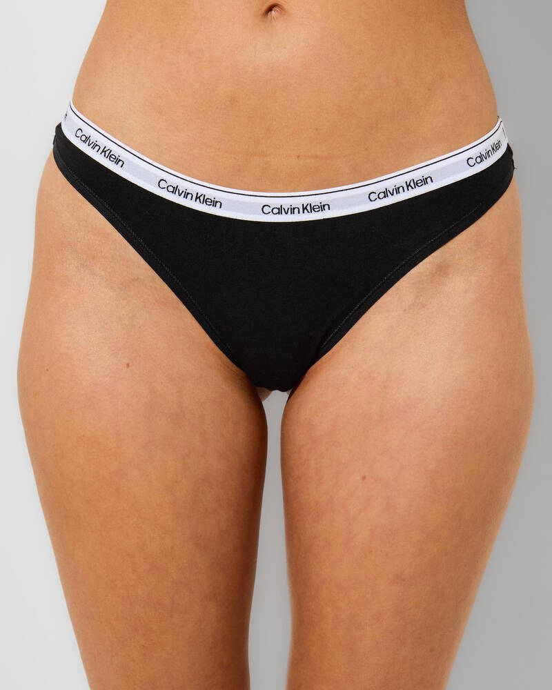 Calvin Klein Modern Logo Thong for Womens