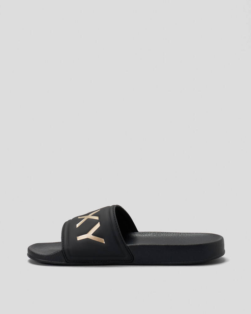 Roxy Girls' Roxy Slippy Slide Sandals for Womens