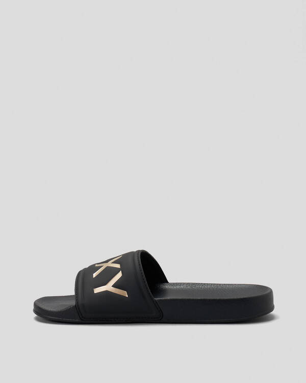 Roxy Girls' Roxy Slippy Slide Sandals for Womens