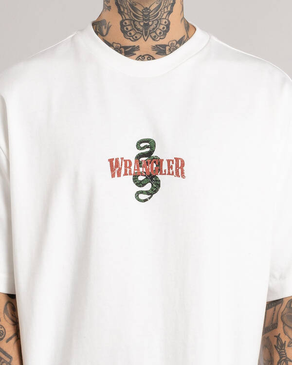 Wrangler Cactus Cowboy Boxcar T-Shirt for Mens