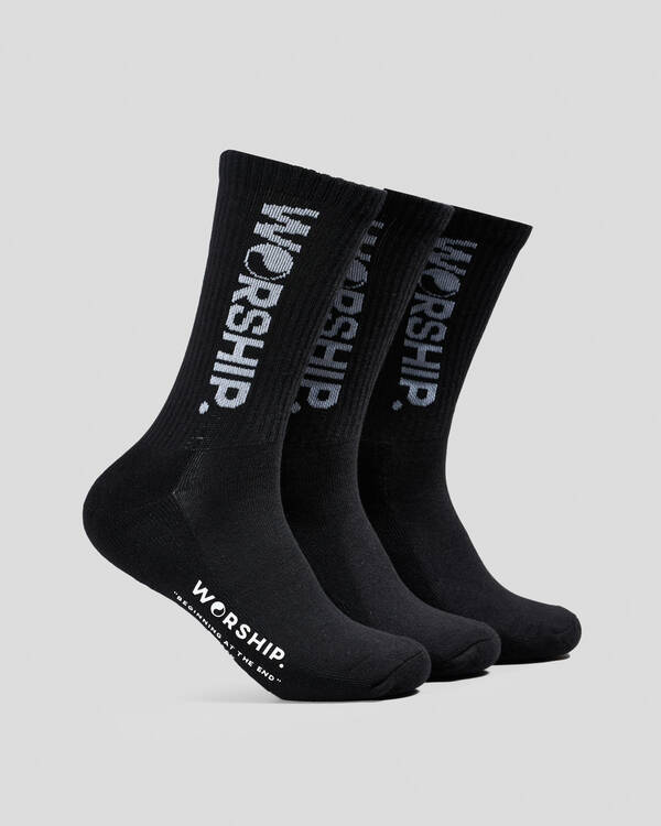 Worship Supplies Core Socks 3 Pack for Mens
