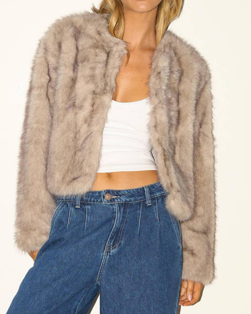 Ava And Ever Harlow Faux Fur Jacket for Womens