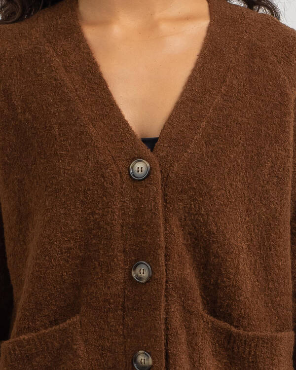 Ava And Ever Sneakin' Out Knit Cardigan for Womens