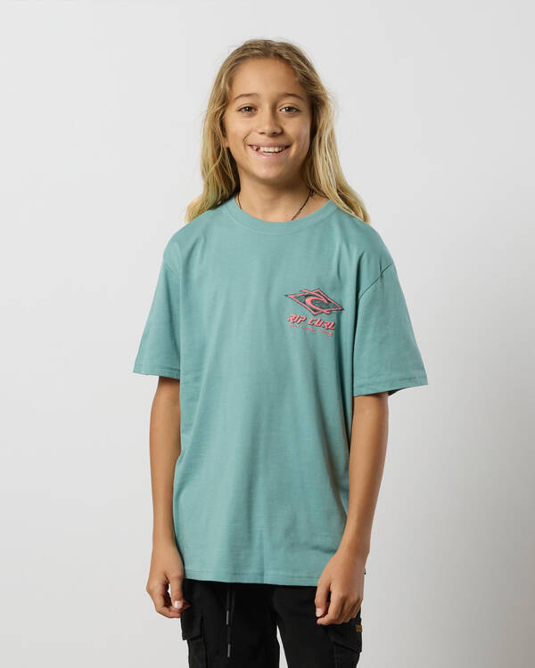 Rip Curl Boys' Raw Energy Dolphin T-Shirt for Mens