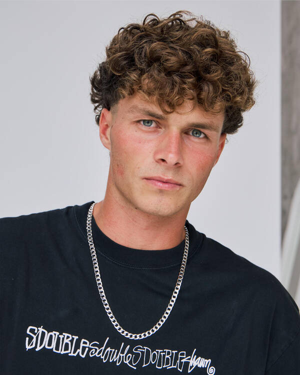 REPUBLIK Silver Chain Necklace for Mens