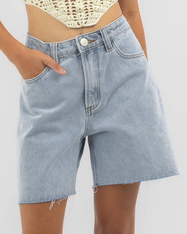 DESU Girls' Ryder Mid Denim Shorts for Womens