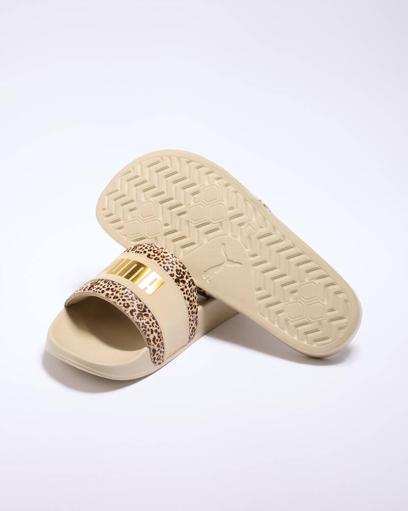 Puma Leadcat 2.0 Animal Flair Slides Sandals for Womens